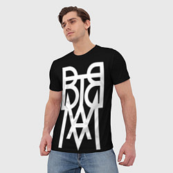 Футболка мужская BTBAM - Between the Buried and Me, цвет: 3D-принт — фото 2