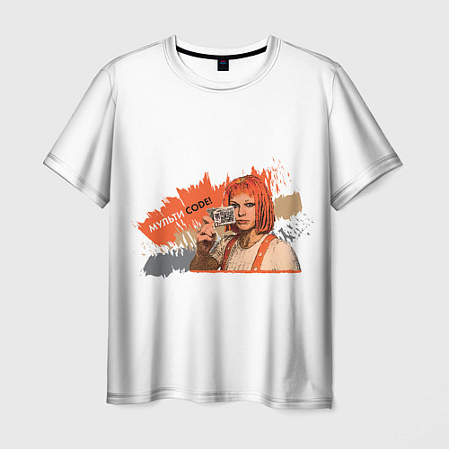 Мужская футболка Lockdown - Лилу Даллас / 3D-принт – фото 1