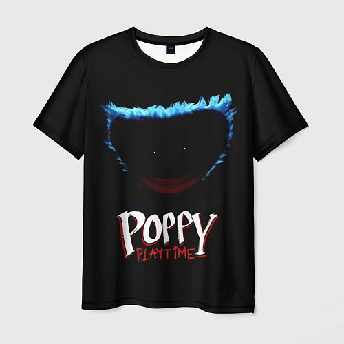 Мужская футболка Poppy Playtime: Huggy Wuggy / 3D-принт – фото 1