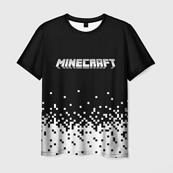 Футболка мужская Minecraft Майнкрафт логотип, цвет: 3D-принт