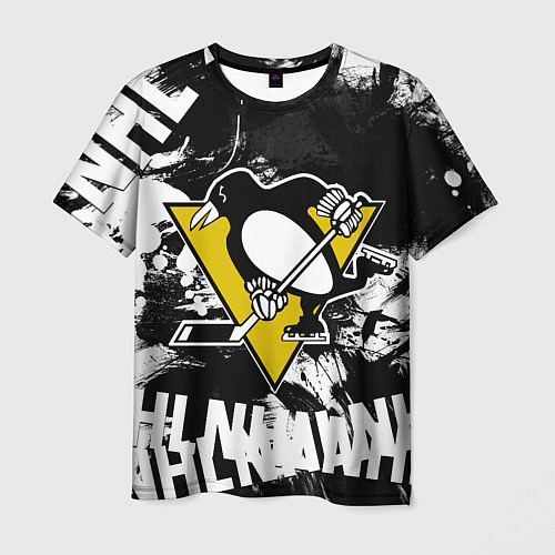 Мужская футболка Питтсбург Пингвинз Pittsburgh Penguins / 3D-принт – фото 1