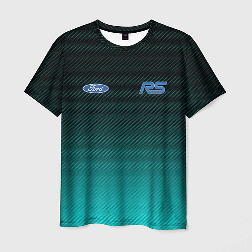 Мужская футболка Ford ST Carbon / 3D-принт – фото 1