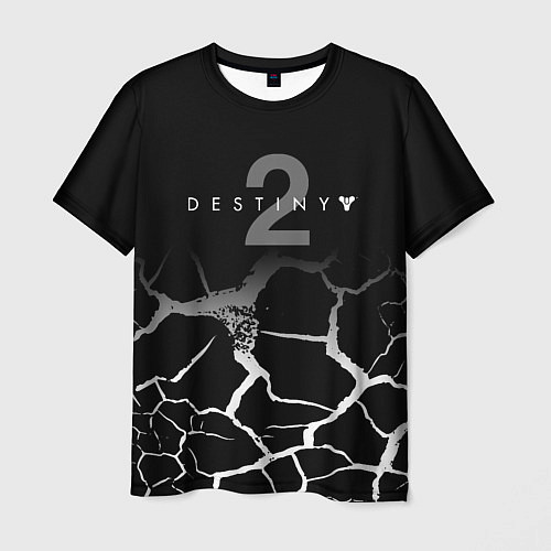 Мужская футболка Destiny Трещины по всюду / 3D-принт – фото 1