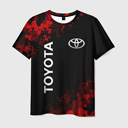 Мужская футболка TOYOTA MILITARY PIXEL BLACK RED