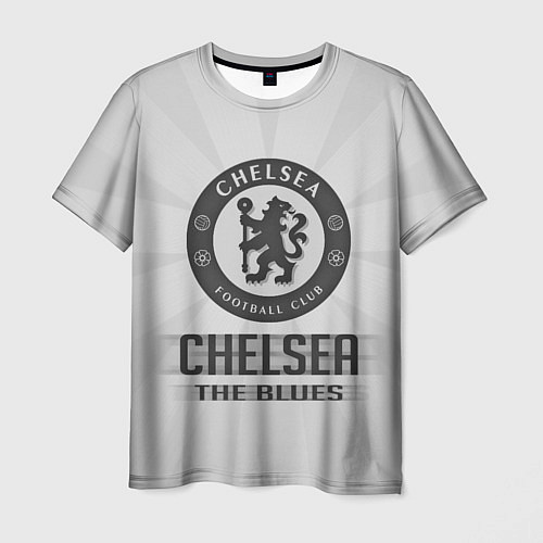 Мужская футболка Chelsea FC Graphite Theme / 3D-принт – фото 1