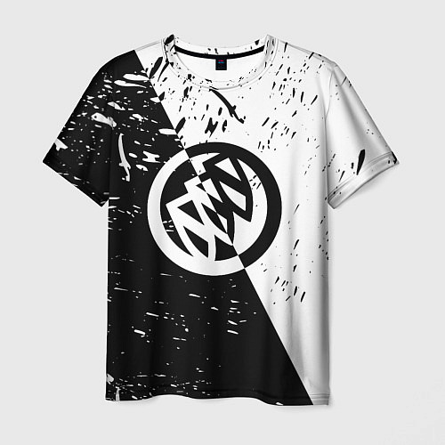 Мужская футболка Buick Black and White Grunge / 3D-принт – фото 1