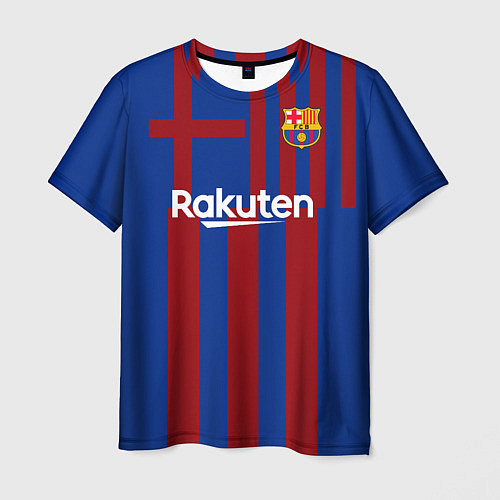 Мужская футболка Barcelona Pique 3 / 3D-принт – фото 1