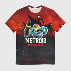 Футболка мужская Metroid Dread Самус Аран, цвет: 3D-принт