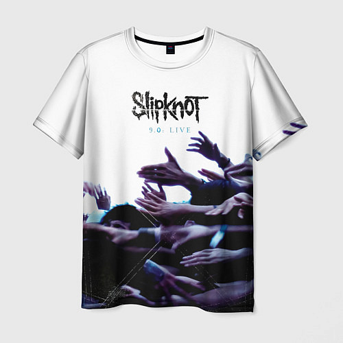 Мужская футболка 9 0: Live - Slipknot / 3D-принт – фото 1