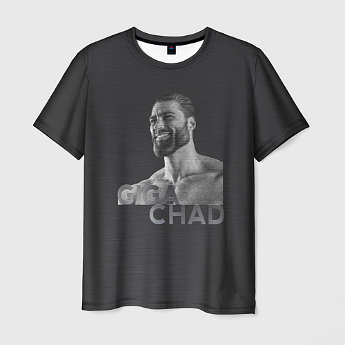 Мужская футболка Giga Chad / 3D-принт – фото 1