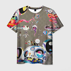 Мужская футболка Takashi Murakami арт с языками