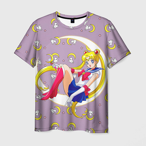 Мужская футболка Sailor Moon Usagi / 3D-принт – фото 1