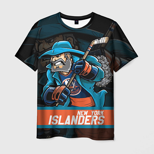 Мужская футболка Нью Йорк Айлендерс / 3D-принт – фото 1