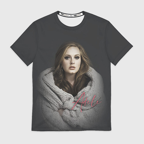 Мужская футболка Фото Адель / 3D-принт – фото 1