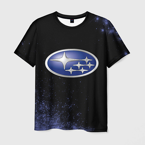 Мужская футболка SUBARU - Взрыв / 3D-принт – фото 1