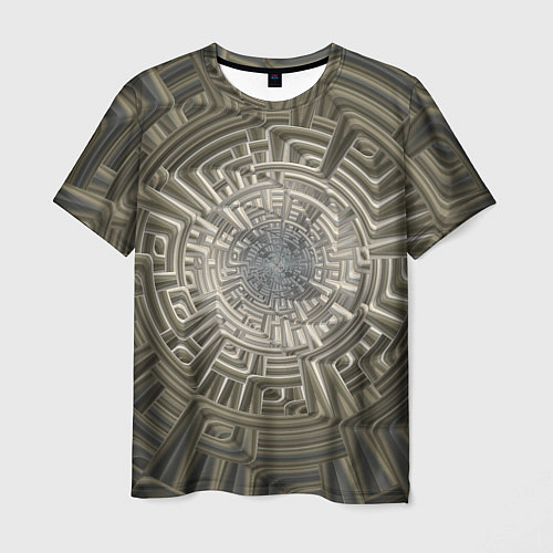 Мужская футболка Коллекция Journey Вниз по спирали 599-2 / 3D-принт – фото 1