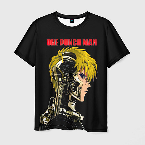 Мужская футболка Кибернетическое тело Геноса One Punch-Man / 3D-принт – фото 1