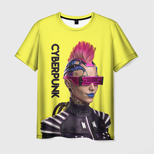 Мужская футболка Cyberpunk Панк / 3D-принт – фото 1