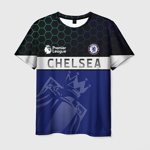Мужская футболка FC Chelsea London ФК Челси Лонон / 3D-принт – фото 1