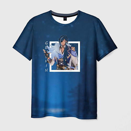 Мужская футболка Кэйа, Геншин импакт Genshin Impact / 3D-принт – фото 1