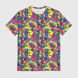 Мужская футболка Езда на Велосипеде BMX и Скейтборде