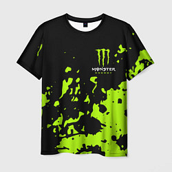 Футболка мужская Monster Energy green, цвет: 3D-принт