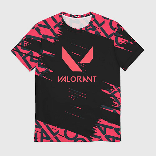 Мужская футболка Valorant паттерн / 3D-принт – фото 1