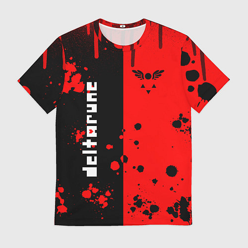 Мужская футболка Deltarune black & red / 3D-принт – фото 1