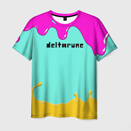 Мужская футболка Deltarune - Подтёки / 3D-принт – фото 1