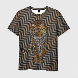 Футболка мужская Благородный тигр, цвет: 3D-принт