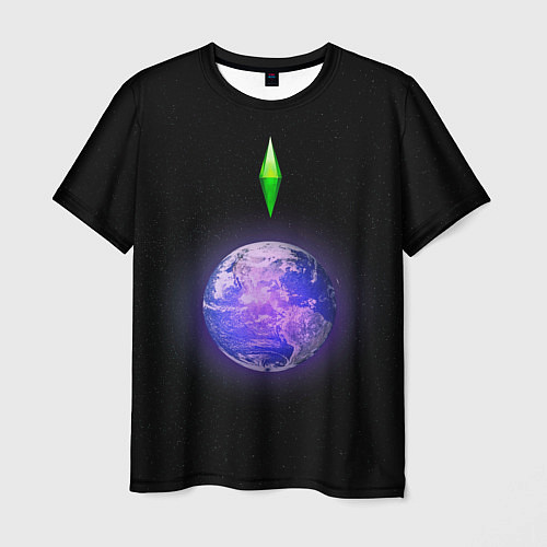 Мужская футболка Сontrol of the Universe Sims3 / 3D-принт – фото 1