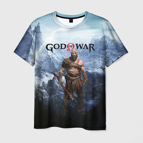 Мужская футболка Великий God of War Z / 3D-принт – фото 1