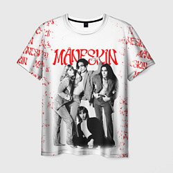 Футболка мужская MANESKIN POSTER СОСТАВ ГРУППЫ, цвет: 3D-принт