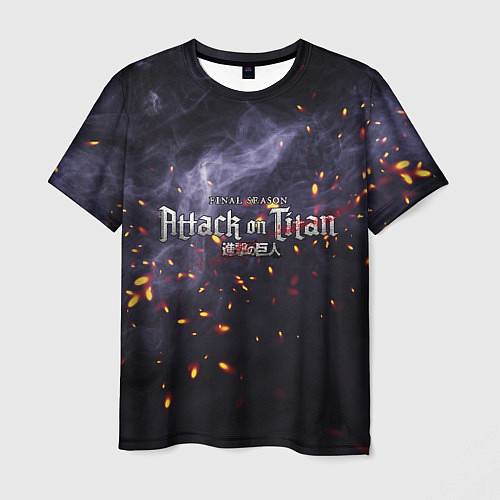 Мужская футболка Attack on Titan Туман войны / 3D-принт – фото 1