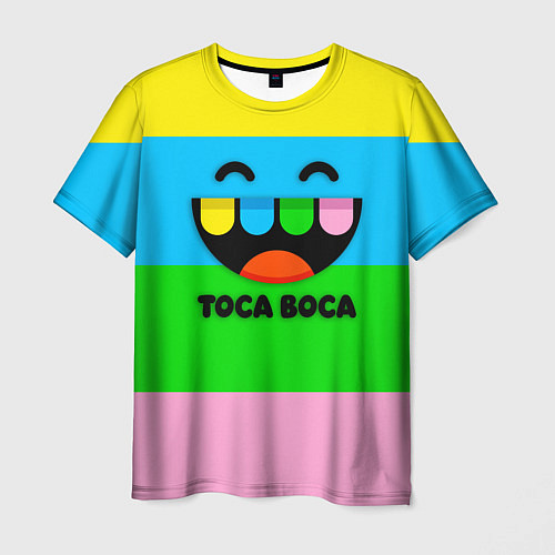 Мужская футболка Toca Boca Logo Тока Бока / 3D-принт – фото 1