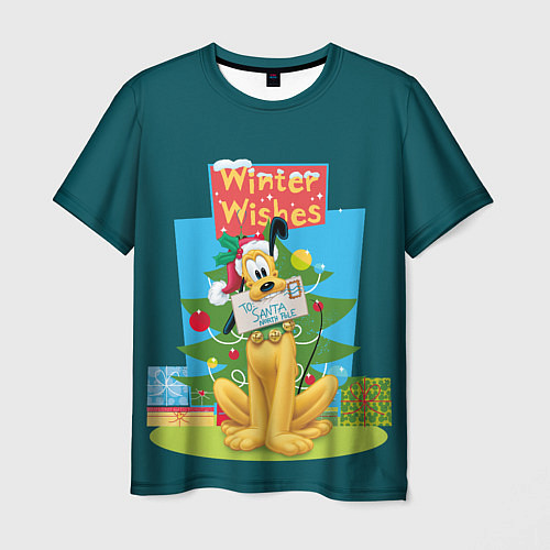 Мужская футболка Winter Wishes / 3D-принт – фото 1