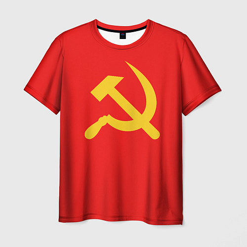 Мужская футболка Красный Советский союз / 3D-принт – фото 1