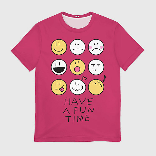 Мужская футболка Have a fun time веселись / 3D-принт – фото 1