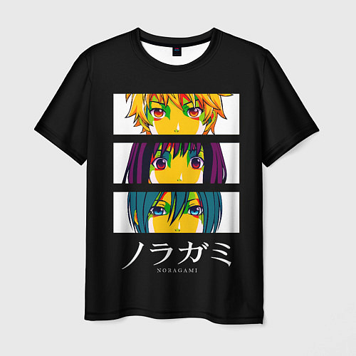 Мужская футболка Юкине, Ики и Ято - Noragami / 3D-принт – фото 1