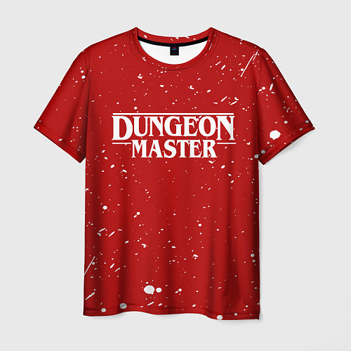 Мужская футболка DUNGEON MASTER BLOOD ГАЧИМУЧИ КРАСНЫЙ / 3D-принт – фото 1