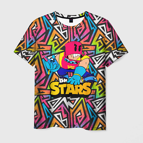 Мужская футболка GROM BRAWL STARS ГРОМ / 3D-принт – фото 1