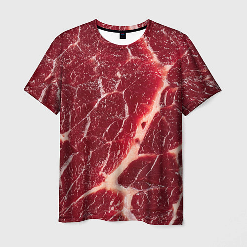Мужская футболка Свежее мясо / 3D-принт – фото 1