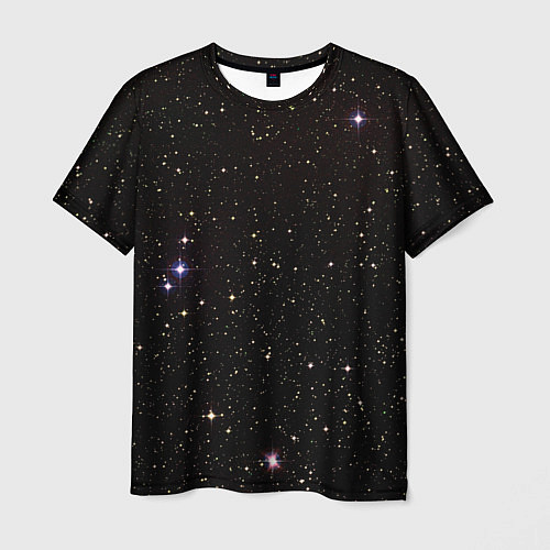 Мужская футболка Ночное звездное небо / 3D-принт – фото 1