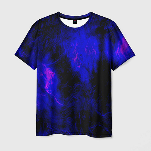 Мужская футболка Purple Tie-Dye / 3D-принт – фото 1