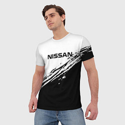 Футболка мужская Nissan ниссан, цвет: 3D-принт — фото 2