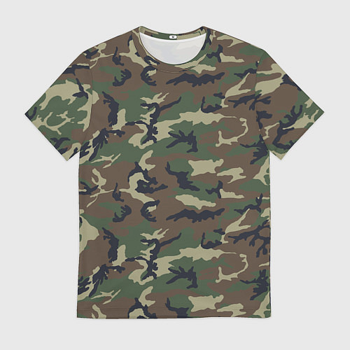 Мужская футболка Камуфляж: классика / 3D-принт – фото 1