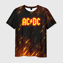 Футболка мужская ACDC Neon, цвет: 3D-принт