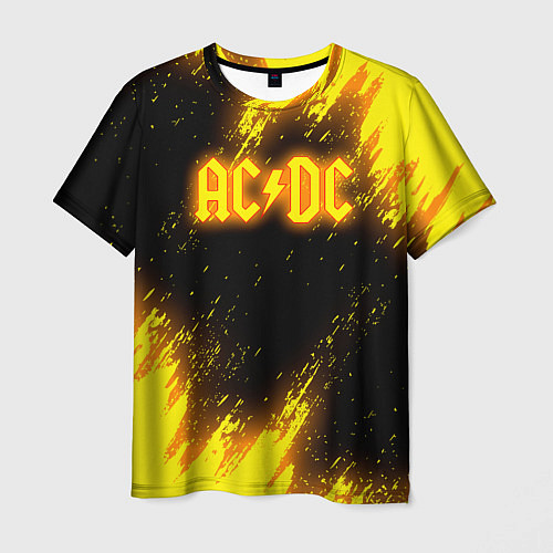 Мужская футболка ACDC - Neon / 3D-принт – фото 1