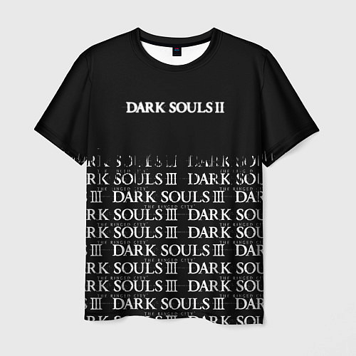 Мужская футболка Dark souls 2 темные души / 3D-принт – фото 1