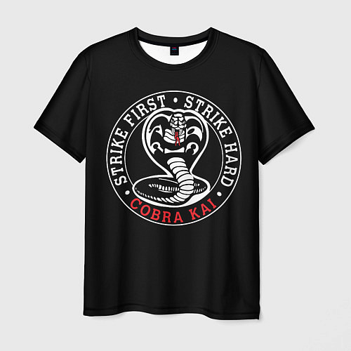 Мужская футболка Кобра Кай - Cobra Kai / 3D-принт – фото 1